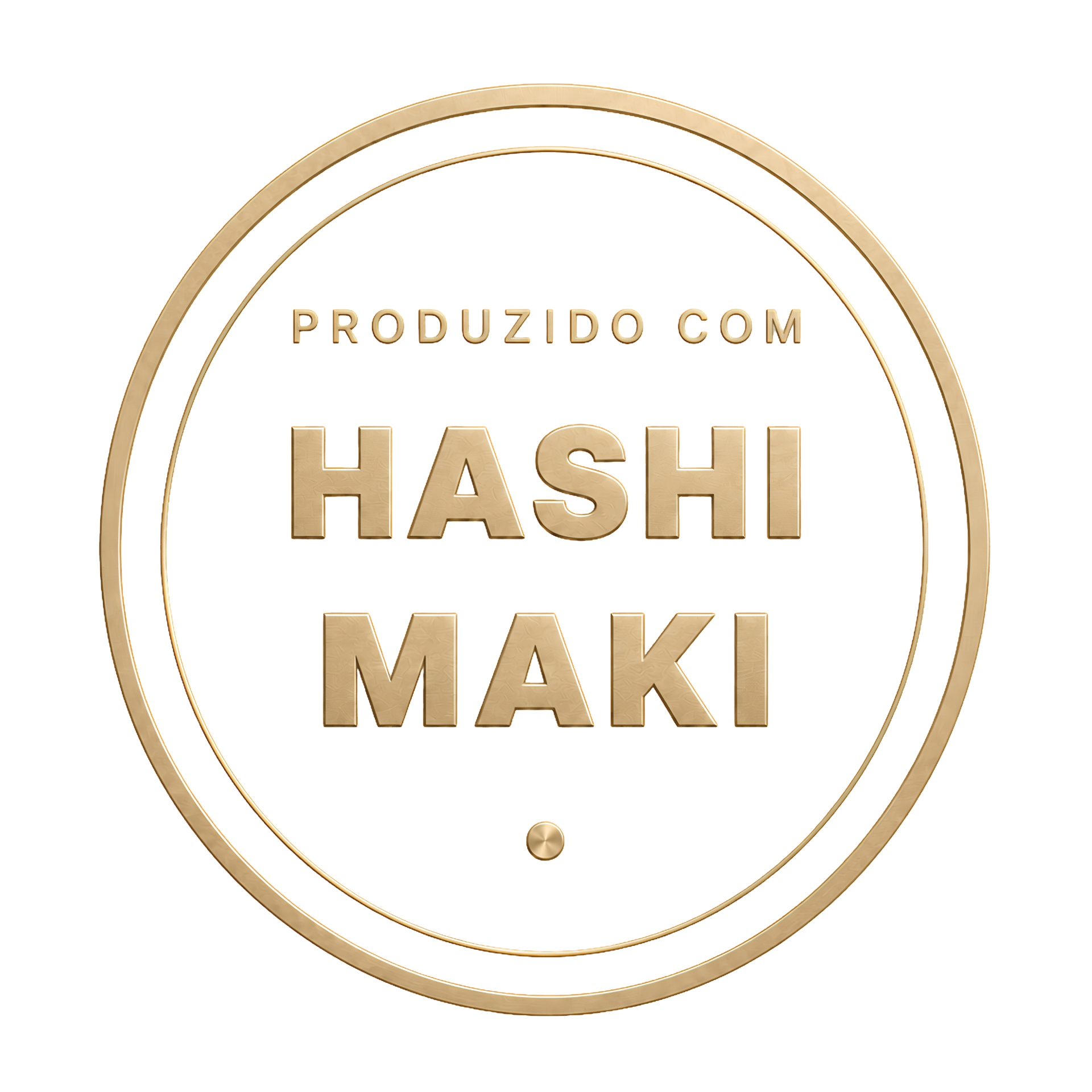 Selo Produzido com Hashi Maki
