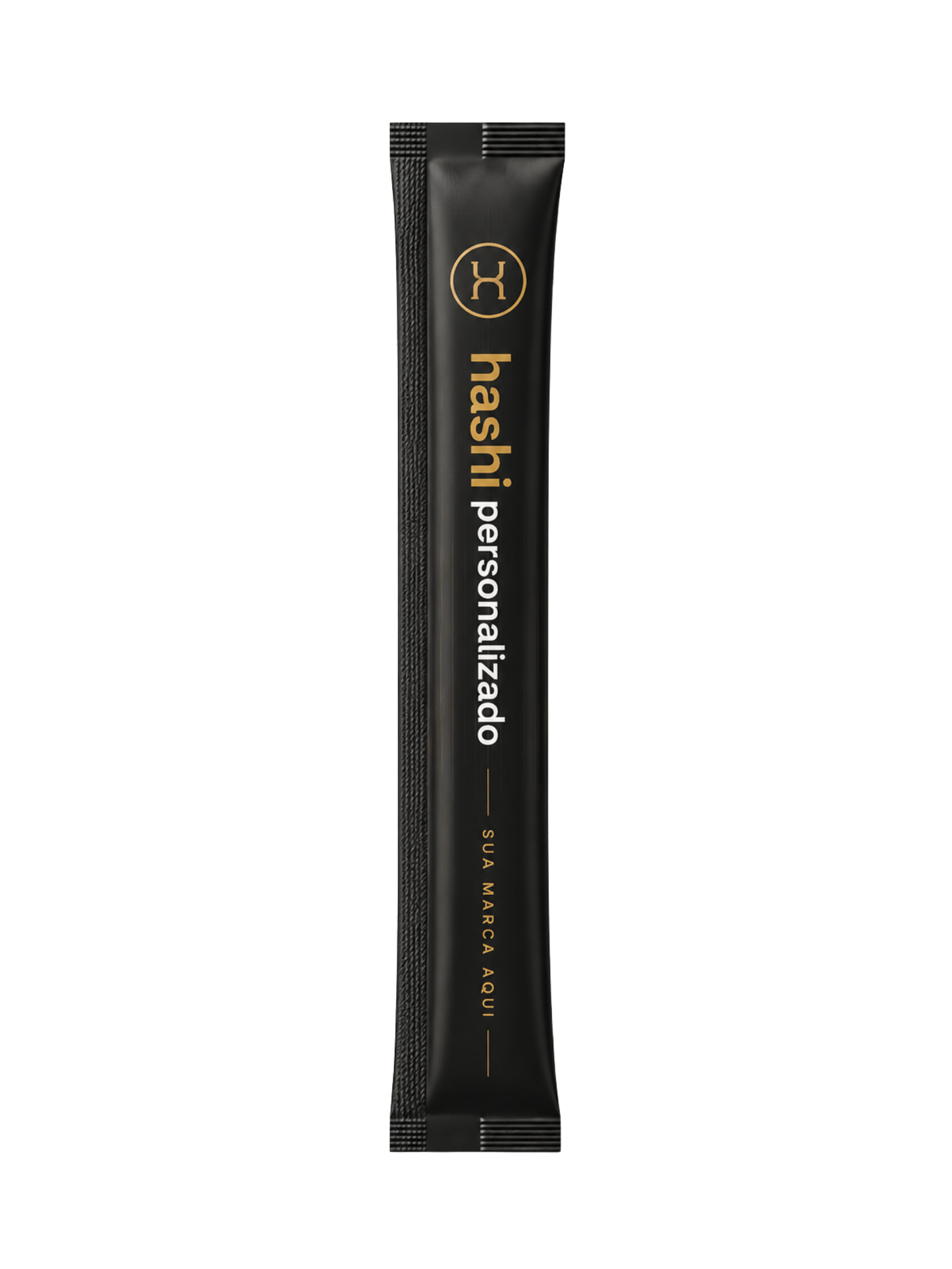 Hashi personalizado com a marca do restaurante impressa na embalagem